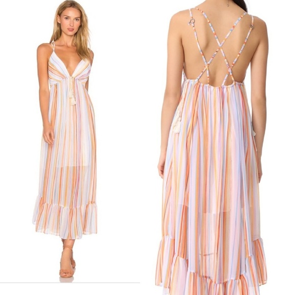 Free People Multi-colored Striped Maxi Dress - Picture 6 of 6